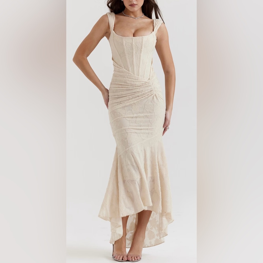 House of CB floral maxi dress